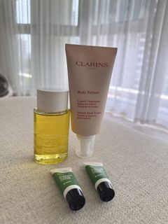 Clarins Body Partner & Tonic Treatment Oil Set
