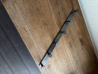Villeroy & Boch black Wall Hook Rack with 6 Hooks