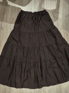 Cotton On Brown Tiered Maxi Skirt