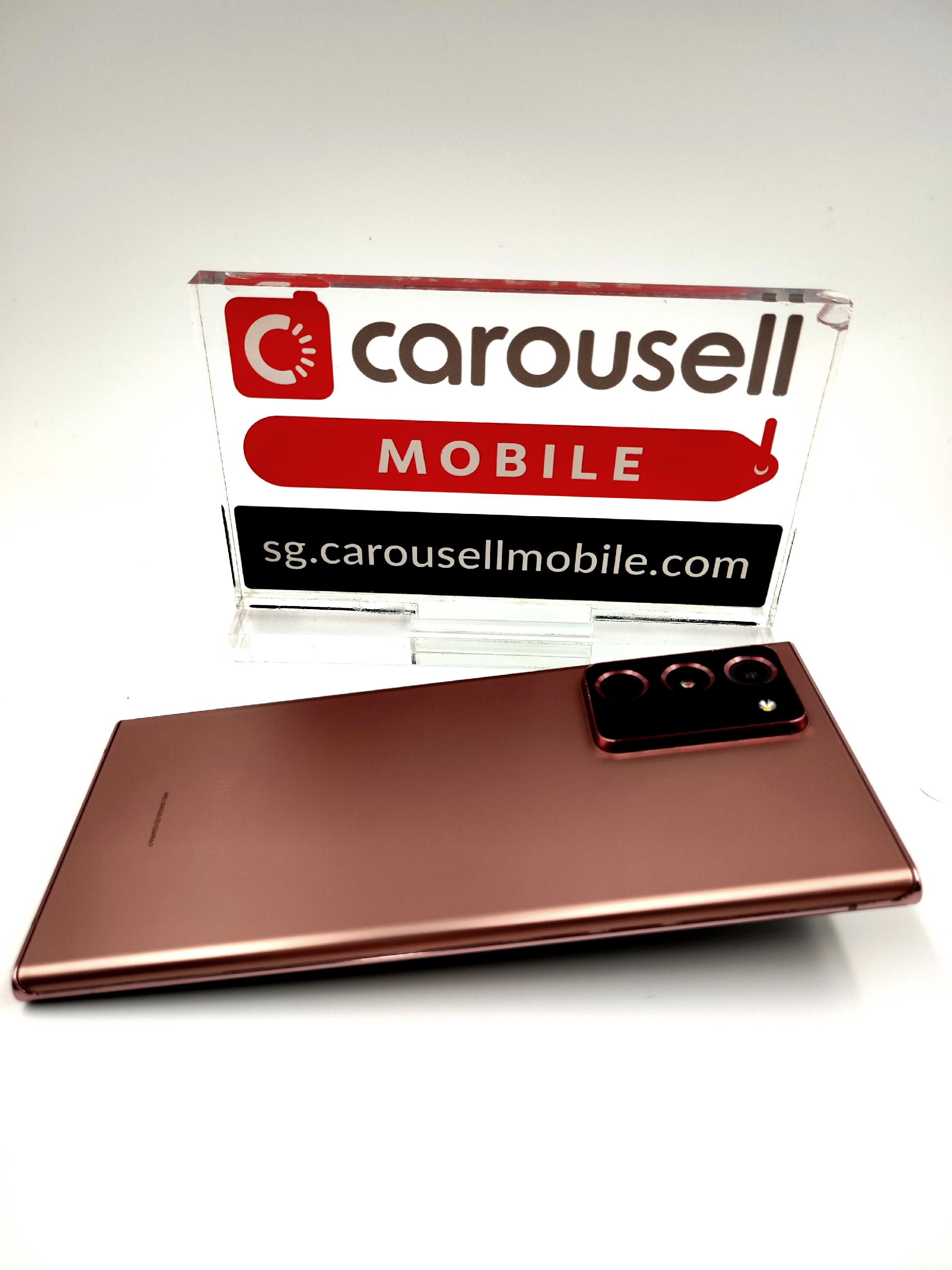 Galaxy Note 20 Ultra 256GB Mystic Bronze (Category: Samsung) located in Singapore. Submitted by carousellmobile (Listing ID 1458802586, Image 6). Description: .