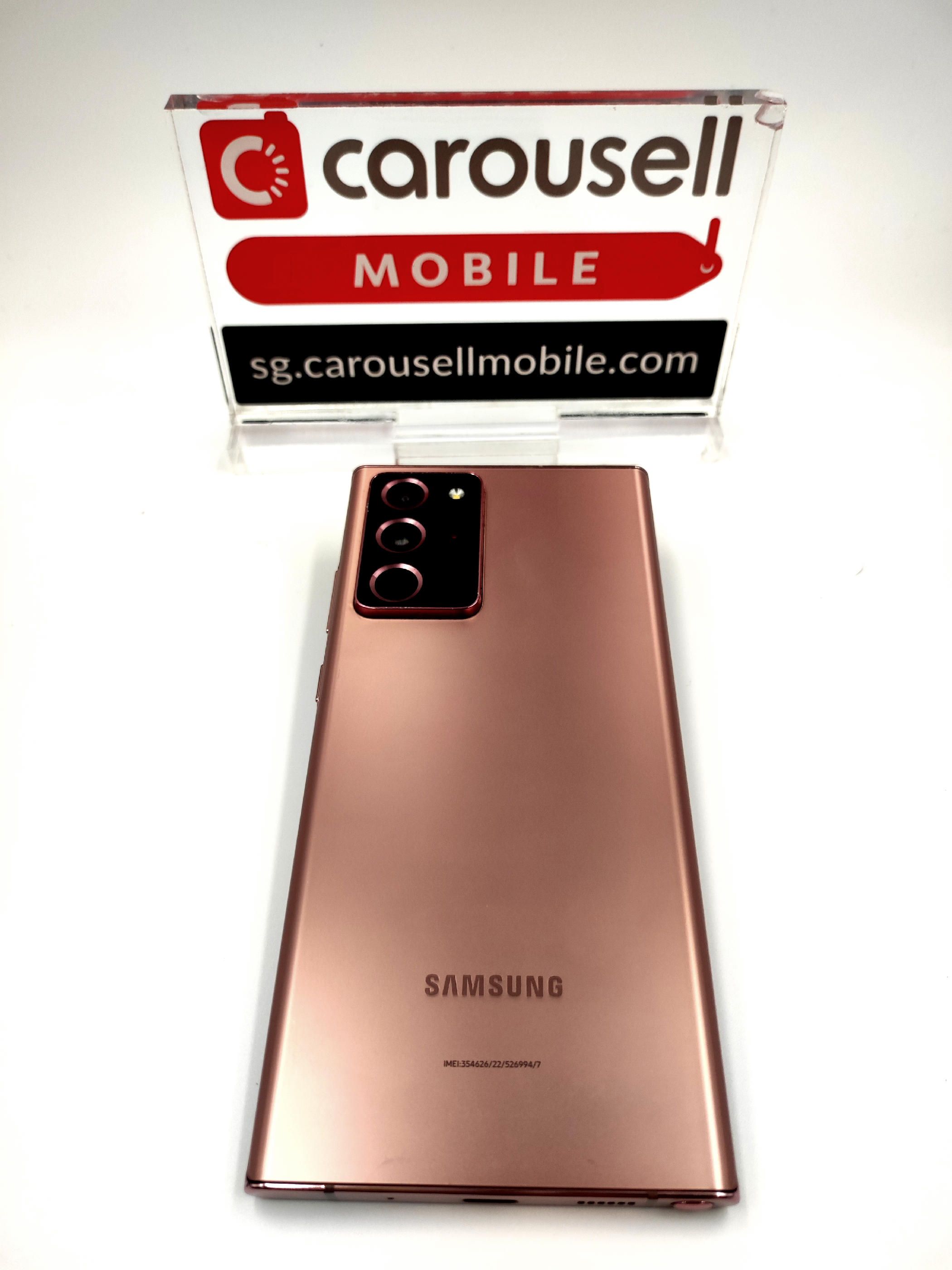 Galaxy Note 20 Ultra 256GB Mystic Bronze (Category: Samsung) located in Singapore. Submitted by carousellmobile (Listing ID 1458802586, Image 3). Description: .