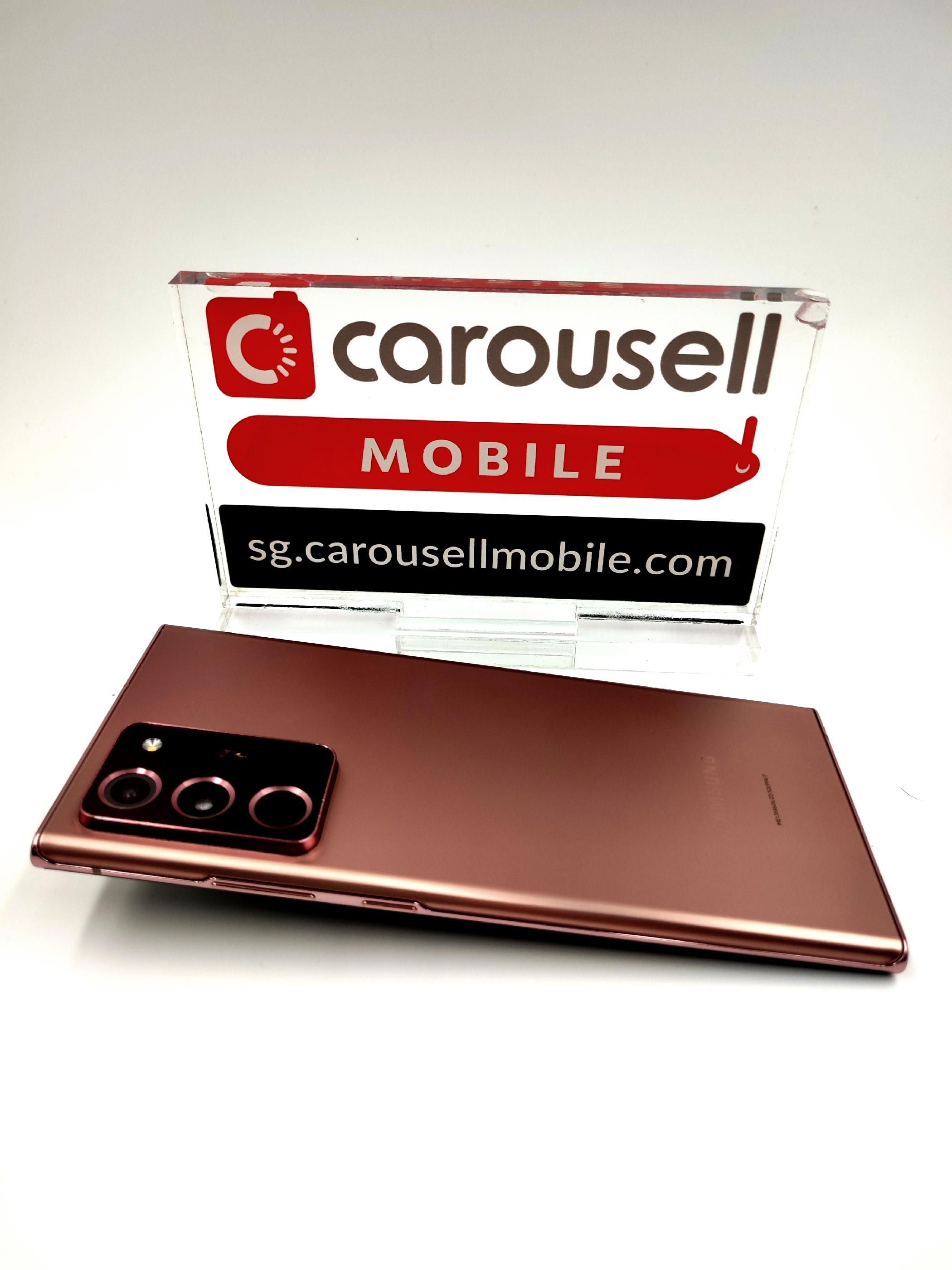 Galaxy Note 20 Ultra 256GB Mystic Bronze (Category: Samsung) located in Singapore. Submitted by carousellmobile (Listing ID 1458802586, Image 7). Description: .