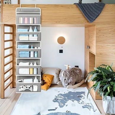 Grey Over-the-Door Hanging Organizer (Category: Hooks & Hangers) located in Singapore. Submitted by trustedappliancesg (Listing ID 1458806642, Image 4). Description: - Grey hanging organizer - 10 side pockets - Ideal for shoes, toiletries, snacks - Fits over most doors - Dimensions: 30cm (W) x 110cm (L) - Easy to hang - Helps keep your space tidy.