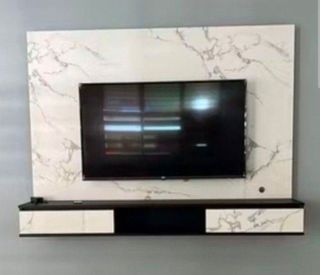 Promo left 2 each - 1.8m Free Wall Mount Feature Wall TV Console