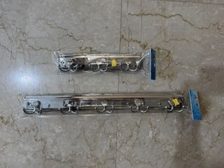 Steel Wall Hooks Set - 3 Hooks & 5 Hooks