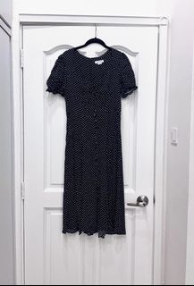 Urban Revivo polka dots midi dress