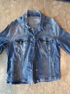 ZARA BASIC DENIM Jacket Blue Jean Jacket