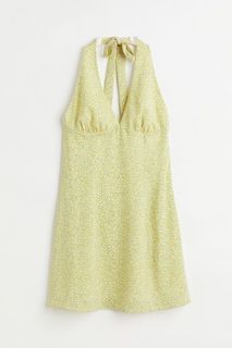 H&M Summer Floral Halter Neck Dress