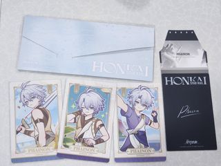 OFFICIAL MERCH Honkai Star Rail Peel Apart Wet Phainon Cards Set
