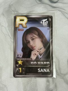 Sana - TWICE ‘Go Hard - Superstar 10th Anniversary POP-UP STAR+ING’ SSJYP Superstar JYP Photocard *2024 Exclusive Limited Edition Theme