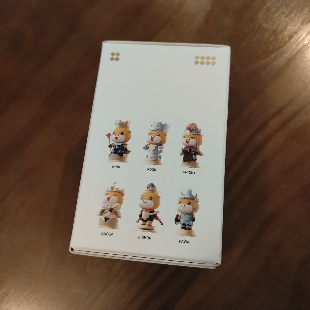 Futu Family Chess Series Blind Box Figure (Category: Designer & Blind Box Toys) located in Singapore. Submitted by adore.tan (Listing ID 1453957693, Image 2). Description: - Futu Family Chess Series Blind Box Figures - Each box contains one random chess character (King, Rook, Knight, Queen, Bishop, Pawn) - Unique and playful design - Ideal for collectors and as a gift - Great for adding a fun touch to your collection.