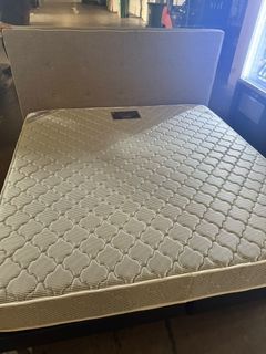MAX COIL King Size bedframe with mattress