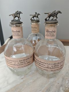 Blanton's The Original Single Barrel Bourbon Whiskey Empty Bottles
