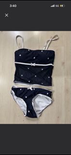blue heart tankini