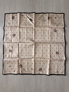 Vintage Celine scarf hearts