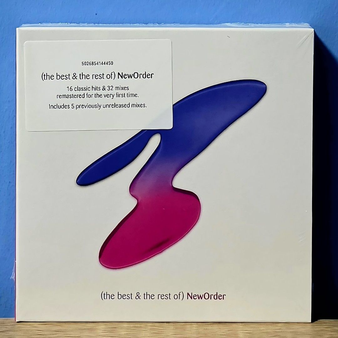 4CD : New Order - (The Best & The Rest Of) New Order (Category: CDs & DVDs) located in Singapore. Submitted by soupdragon (Listing ID 1454342126, Image 1). Description: Brand new and sealed Not open and unplayed 4xCD Germany release 2026 ● Style : Acid, Acid House, Downtempo, House, Minimal Techno, New Wave, Progressive House, Synth-Pop, Tech House, Techno, Trip Hop ● 16 classics hits and 32 mixes ● Remastered for the very first time ● Includes 5