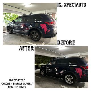 PROMO 🔥 RIM SPRAY / KURB RASH REPAIR / CALIPER SPRAY / DECHROME / PLASTIC DIP / DEBADGE / CHROME DELETE / ONSITE 🔥 CHROME / HYPERSILVER / METALLIC SLIVER / SPARKLE SLIVER / MITSUBISHI OUTLANDER / LANCER EX RAILIART / CS3 GLX / ATTRAGE / COLT / SPACE