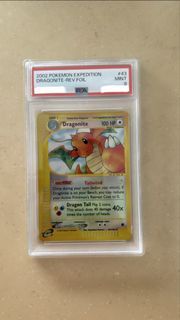 [PSA 9] 2002 POKEMON EXPEDITION DRAGONITE REVERSE FOIL 43