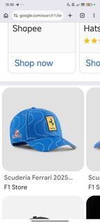 WTS / WTT Scuderia Ferrari 2025 monza cap ferrari formula 1 cap formuale one cap F1 Cap