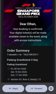 F1 Padang Grandstand 3-Day