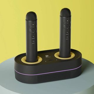 Popsical Remix II Karaoke Microphone System with 2 Wireless Mics