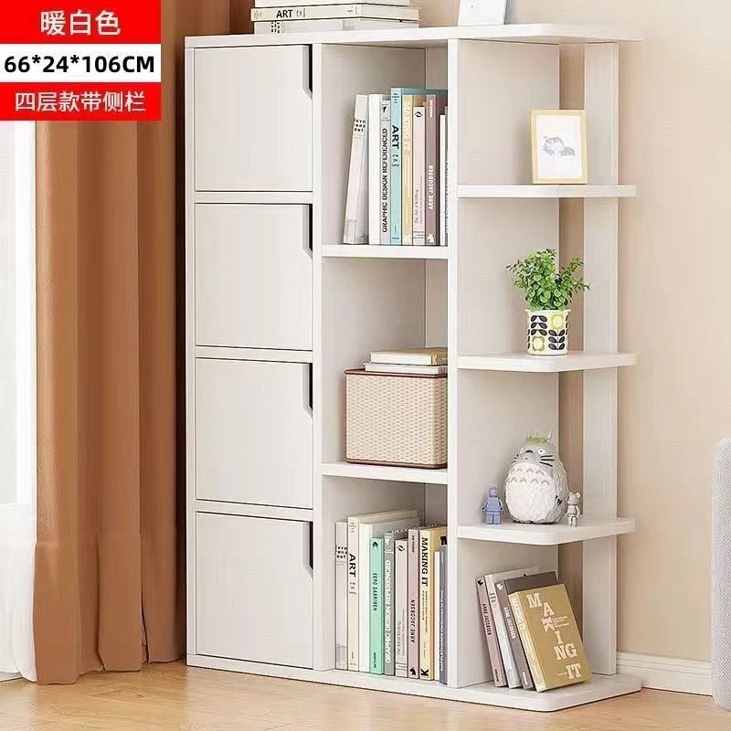 Floor Small Bookshelf | Household Storage Rack | Simple Bedroom Bookcase | Living Room Multi-Layer Storage Cabinet | Wall To Wall Display Shelf | Space Saving Student Locker | Wood Finish Organizer Unit (Category: Shelves, Cabinets & Racks) located in Singapore. Submitted by casahomesg (Listing ID 1458991872, Image 4). Description: Transform your living environment with this versatile floor-standing storage solution, expertly designed to maximize