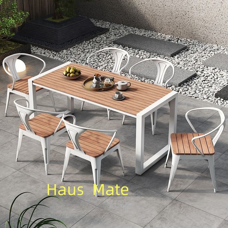 Garden Chair/Outdoor Furniture Durable Balcony Table and Chair/Bench (Category: Outdoor Furniture) located in Singapore. Submitted by hausmate (Listing ID 1458979654, Image 1). Description: Garden Chair Type:7071 Material:PS Plastic Wood Frame Hard and wear-resistant material Waterproof, sun proof, rust proof Painted feet Size:See the image Frame:White/Black 108cm Bench Price $129 128cm Bench Price $139 120cm Table Price $209 140cm Table Price $2
