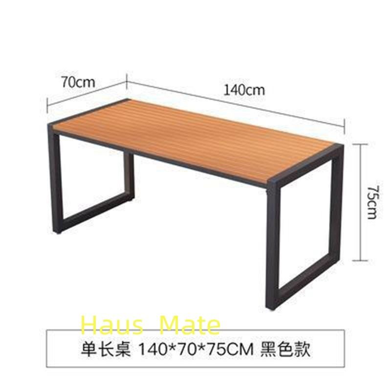 Garden Chair/Outdoor Furniture Durable Balcony Table and Chair/Bench (Category: Outdoor Furniture) located in Singapore. Submitted by hausmate (Listing ID 1458979654, Image 7). Description: Garden Chair Type:7071 Material:PS Plastic Wood Frame Hard and wear-resistant material Waterproof, sun proof, rust proof Painted feet Size:See the image Frame:White/Black 108cm Bench Price $129 128cm Bench Price $139 120cm Table Price $209 140cm Table Price $2