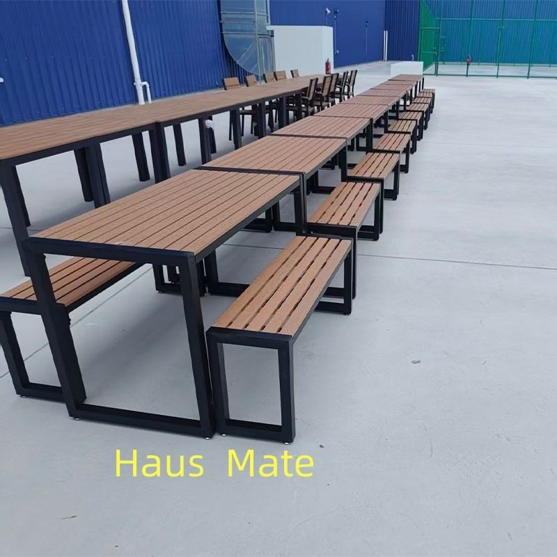 Garden Chair/Outdoor Furniture Durable Balcony Table and Chair/Bench (Category: Outdoor Furniture) located in Singapore. Submitted by hausmate (Listing ID 1458979654, Image 2). Description: Garden Chair Type:7071 Material:PS Plastic Wood Frame Hard and wear-resistant material Waterproof, sun proof, rust proof Painted feet Size:See the image Frame:White/Black 108cm Bench Price $129 128cm Bench Price $139 120cm Table Price $209 140cm Table Price $2