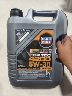 Liqui Moly Top Tec 4200 5W-30 New Generation Engine Oil 5L