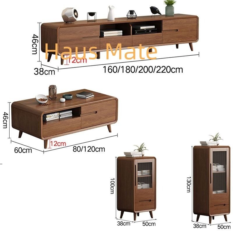 TV Console Minimalist living room storage cabinet (Category: TV Consoles) located in Singapore. Submitted by hausmate (Listing ID 1458901595, Image 6). Description: 🔥🔥TV Console Type:YG079 Material: Cabinet body:E1 18mm MDF 38cm spacious countertop Large-capacity storage space Hidden handle, to avoid scratches Solid wood cabinet foot, safe and stable Solid wood drawer and With silent slide track The back is hidden thread hole, simple and beauti