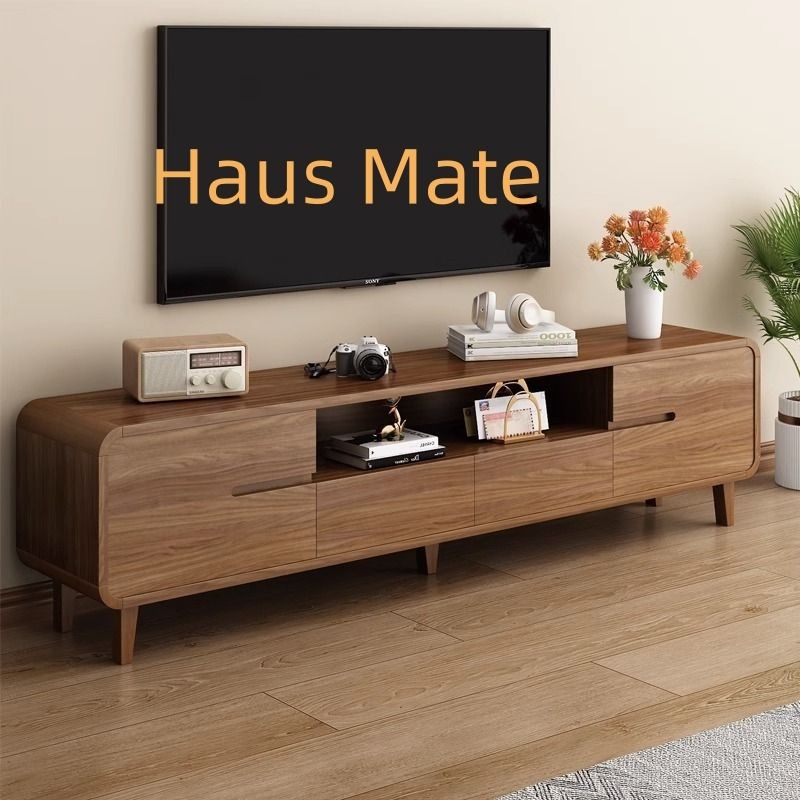 TV Console Minimalist living room storage cabinet (Category: TV Consoles) located in Singapore. Submitted by hausmate (Listing ID 1458901595, Image 1). Description: 🔥🔥TV Console Type:YG079 Material: Cabinet body:E1 18mm MDF 38cm spacious countertop Large-capacity storage space Hidden handle, to avoid scratches Solid wood cabinet foot, safe and stable Solid wood drawer and With silent slide track The back is hidden thread hole, simple and beauti