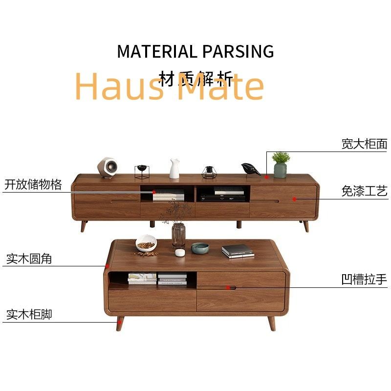 TV Console Minimalist living room storage cabinet (Category: TV Consoles) located in Singapore. Submitted by hausmate (Listing ID 1458901595, Image 5). Description: 🔥🔥TV Console Type:YG079 Material: Cabinet body:E1 18mm MDF 38cm spacious countertop Large-capacity storage space Hidden handle, to avoid scratches Solid wood cabinet foot, safe and stable Solid wood drawer and With silent slide track The back is hidden thread hole, simple and beauti
