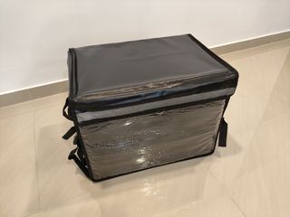 62L Magnetic Food Delivery Thermal Bag Waterproof Box Side and Rear Pockets Pouches Foodpanda Grab Magneto for Motorcycle Bicycle Ebike High Quality