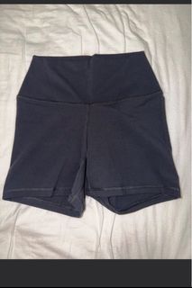CRZYOGA High Waisted Yoga Shorts Black