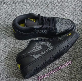 Jordan Air Jordan 1 Low SE Stylish and Comfortable Low-Top Retro Basketball Shoes in Black