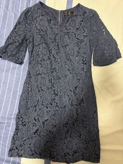 O.A.M.C. Navy Lace Dress