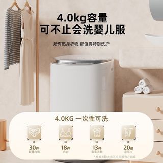 Royalstar 4KG Mini Washer Dryer Combo – Compact Washing Machine