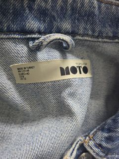 Topshop MOTO Denim Jacket UK 12