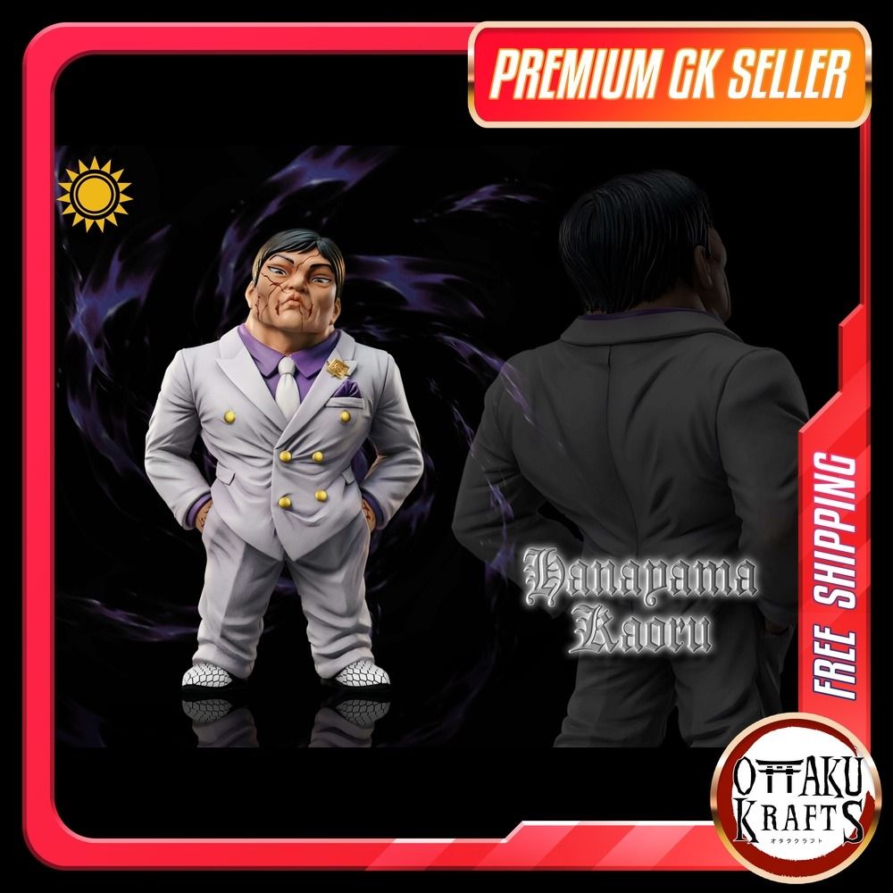 Baki | Kaoru Hanayama | Tai Yang Mo Wan Studio | 【FREE Shipping - PO】GK Figurine | GK Figure | GK Statue | Anime Resin Collectible | Anime Resin Collectable | Wall Art Decor | Portrait (Category: Toy Figures) located in Singapore. Submitted by otakukrafts (Listing ID 1459312772, Image 1). Description: ✅Local SG seller, 1000+ 5⭐reviews ✅Shipped directly from Studio ✅Price includes FREE doorstep delivery to your address! 【𝐏𝐑𝐎𝐃𝐔𝐂𝐓 𝐈𝐍𝐅𝐎𝐑�
