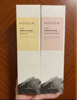 BNIB Brand New in Box Hooga Black Series Kenya Yuzu Reed Diffuser 200ml