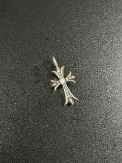 Chrome Hearts Tiny Cross Diamond Pendant