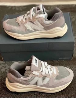 New Balance 5740 Series Grey White Mosaic Commuting Running Shoes Sneakers