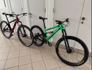 MTB 27.5  29er ,  FULL SUSPENSION , CARBON 2 Bikes (BANSHEE Rune & ON  ONE CarbonBike