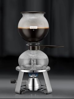 CT-Bodum Pebo Vacuum Coffee Maker With Burner & Accessories