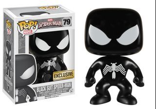 Funko POP! Marvel Spider-Man Black Suit #79 Walgreens Exclusive Vinyl Figure
