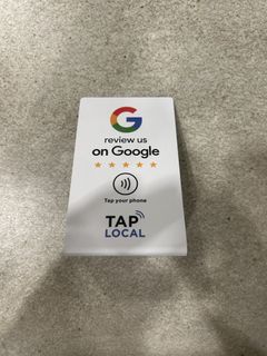 Google review plaque