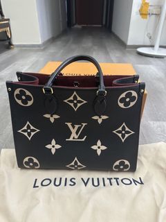 Louis Vuitton Black Monogram Tote Bag