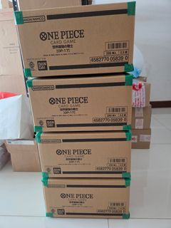 Currently all reserved! CHEAPEST OP17 One Piece Sealed Green Tape Case  (12 boxes)