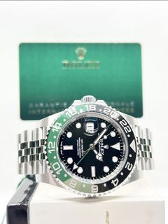 Brand New Rolex Oyster Gmt Master II 126720VTNR “Sprite” Black Dial Automatic Steel Casing Bracelet ( Sept 26 )